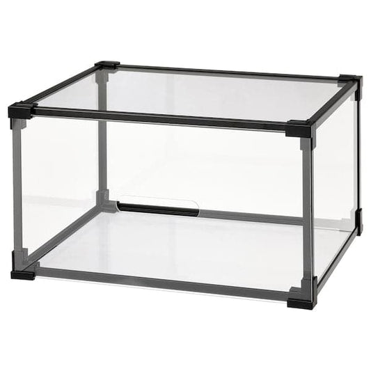 Ikea SKUFFEN - Shoe box, transparent, 36x29x21 cm
