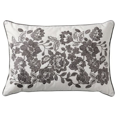 SKUGGNÄVA Cushion white/grey 40x58 cm , 40x58 cm - best price from Maltashopper.com 90517782