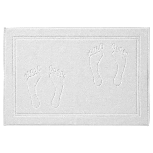 SKULINGEN Bath mat, white,50x80 cm , 50x80 cm