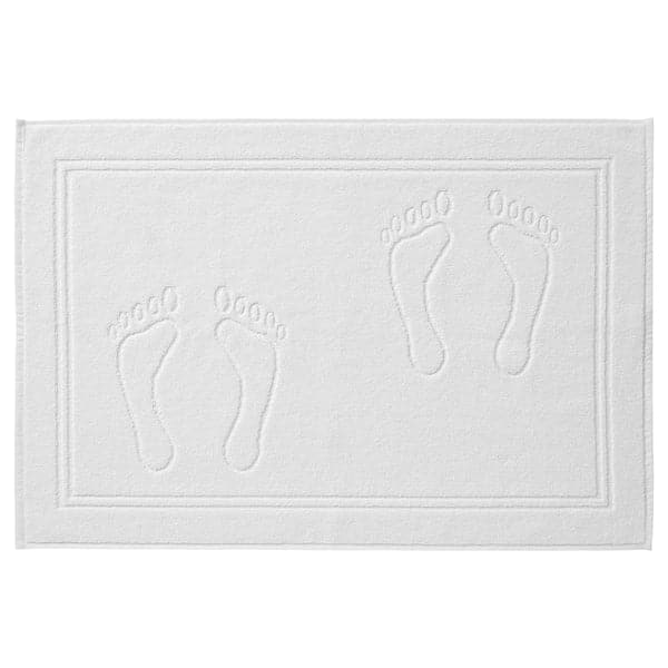 SKULINGEN Bath mat, white,50x80 cm , 50x80 cm