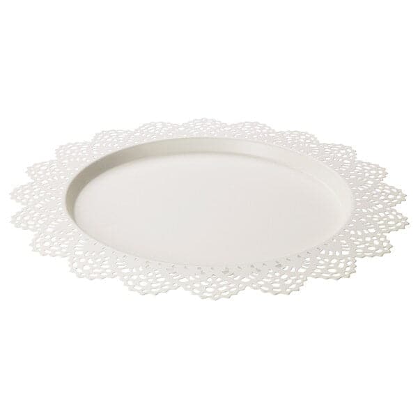 SKURAR Base for candle - white 37 cm , 37 cm - best price from Maltashopper.com 80239979