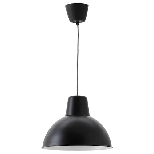 SKURUP - Pendant lamp, black, 38 cm
