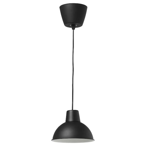 SKURUP - Pendant lamp, black, 19 cm