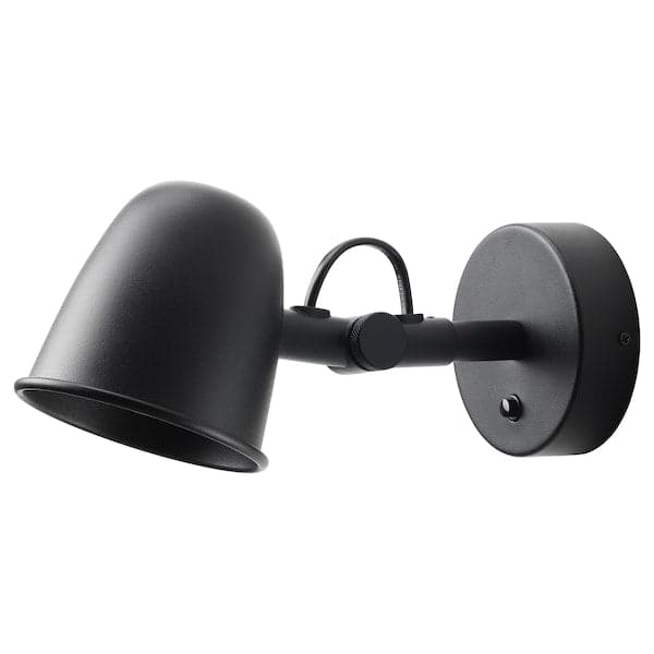 SKURUP - Wall lamp, wired-in installation, black