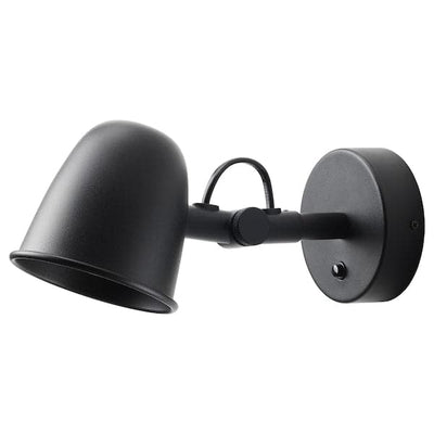SKURUP - Wall lamp, wired-in installation, black - best price from Maltashopper.com 30357362