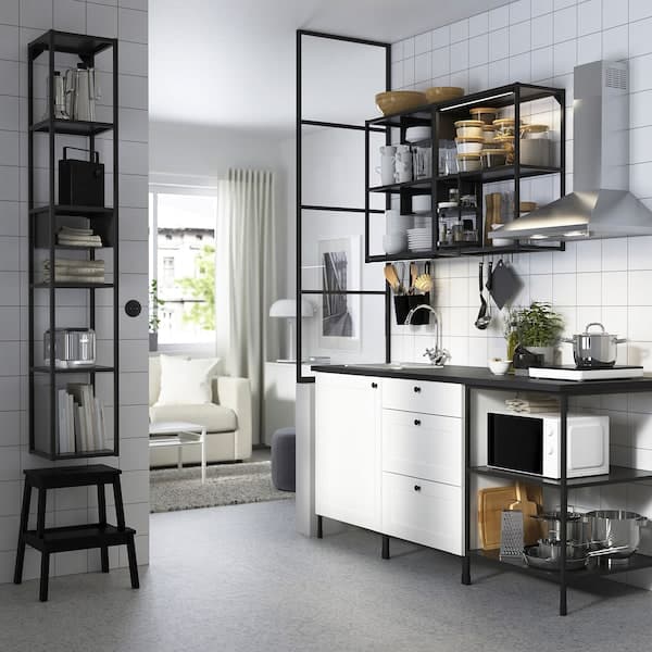 Ikea SKYDRAG LED lum bar underneath/guardar/sens, adjustable light intensity anthracite, 40 cm