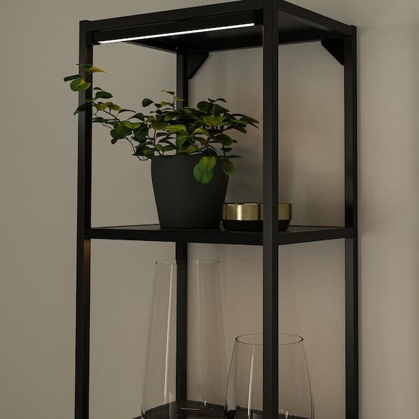 Ikea SKYDRAG LED lum bar underneath/guardar/sens, adjustable light intensity anthracite, 40 cm