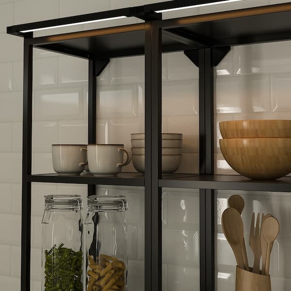 Ikea SKYDRAG LED lum bar underneath/guardar/sens, adjustable light intensity anthracite, 40 cm