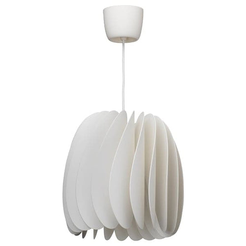 SKYMNINGEN pendant lamp, white, 42 cm