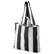 Ikea SKYNKE - Carrier bag, striped/black white, 45x36 cm