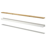 SKYTTA rail for sliding door frame, 3 tracks white, 200.0x12.2 cm