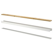 Ikea SKYTTA - Rail for sliding door frame, 3 tracks white