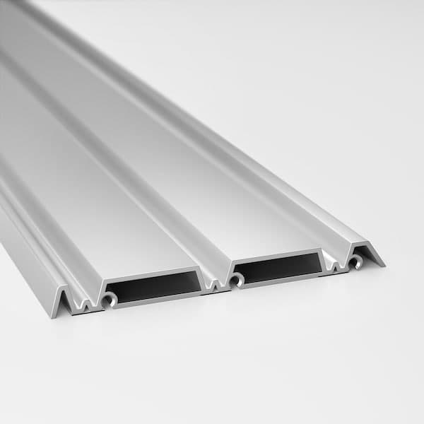 Ikea SKYTTA - Rail for sliding door frame, 3 tracks aluminium-colour