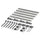 SKYTTA - SKYTTA Fitting package f three track rail