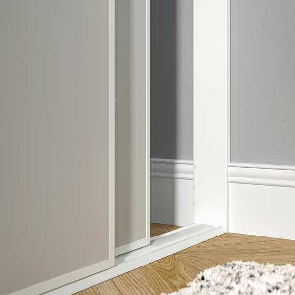 Ikea SKYTTA - Stop bar, 2 tracks, set of 2, white