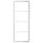 SKYTTA - SKYTTA Sliding door frame, aluminium, 77x196 cm