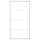 SKYTTA sliding door frame, white, 102x196 cm