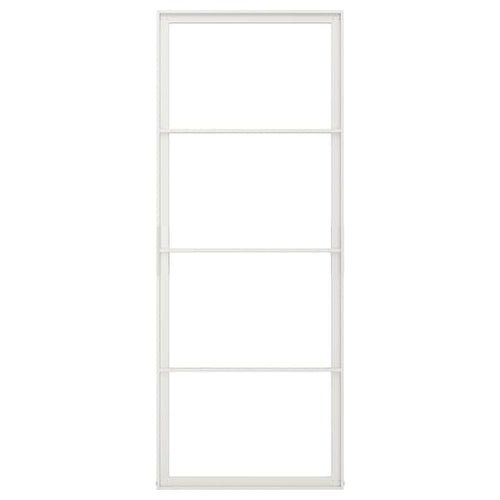 SKYTTA - Sliding door frame, white, 77x196 cm