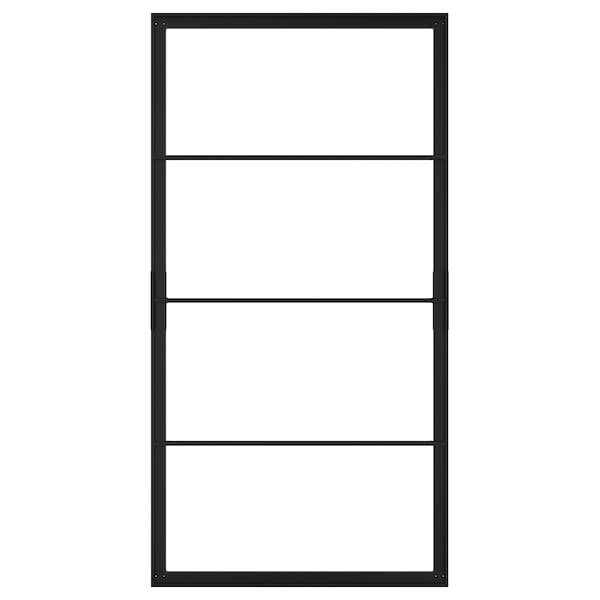 SKYTTA - Sliding door frame, black, 102x196 cm - best price from Maltashopper.com 40497734