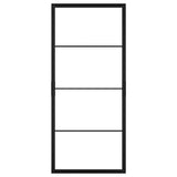 SKYTTA sliding door frame, black, 102x231 cm