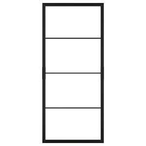 Ikea SKYTTA - Sliding door frame, black, 102x231 cm