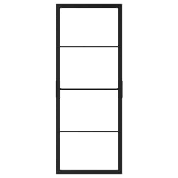 SKYTTA - Sliding door frame, black, 77x196 cm - best price from Maltashopper.com 80497727