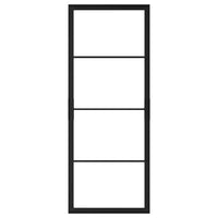 SKYTTA sliding door frame, black, 77x196 cm