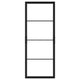 SKYTTA sliding door frame, black, 77x196 cm