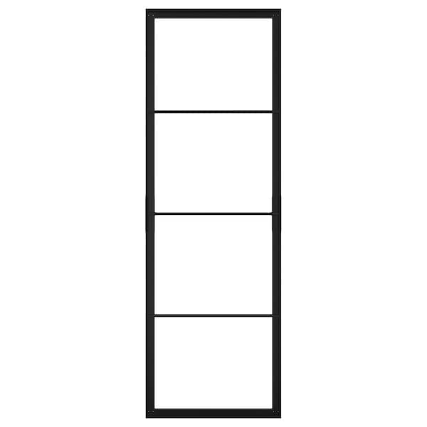 SKYTTA - Sliding door frame, black, 77x231 cm - best price from Maltashopper.com 80497732