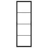 SKYTTA sliding door frame, black, 77x231 cm