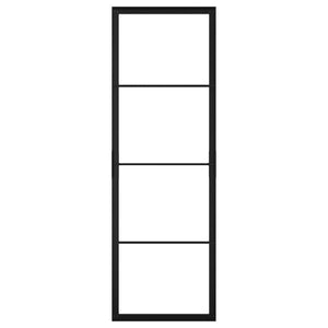 SKYTTA - Sliding door frame, black, 77x231 cm - best price from Maltashopper.com 80497732