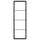 SKYTTA - SKYTTA Sliding door frame, black, 77x231 cm