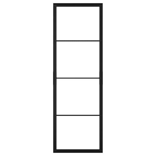 SKYTTA - Sliding door frame, black, 77x231 cm - best price from Maltashopper.com 80497732