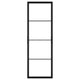 SKYTTA sliding door frame, black, 77x231 cm