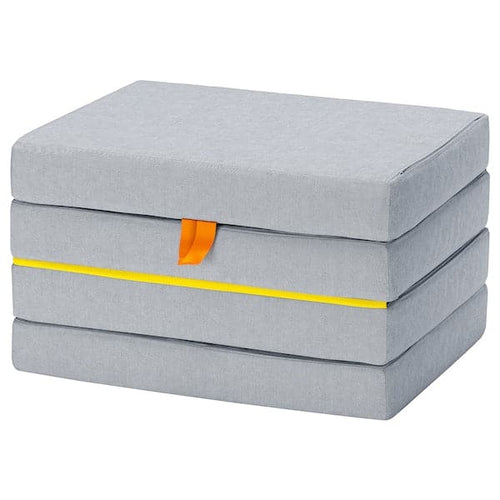 SLÄKT Pouf/folding mattress ,