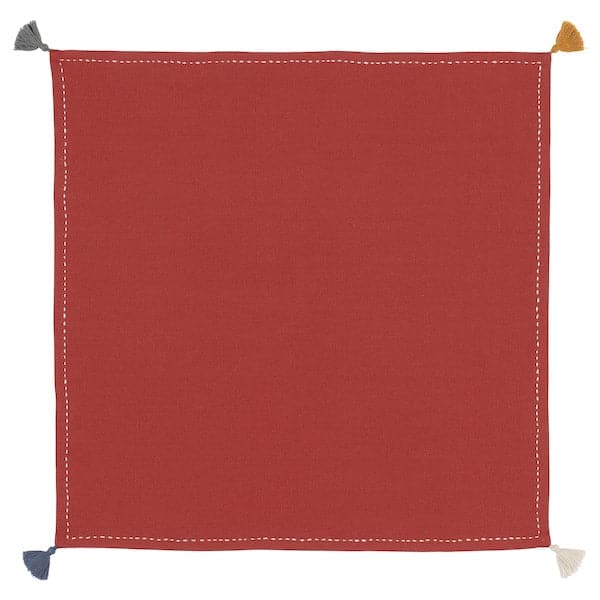 Ikea SLÄTTIKA - Napkin, dark red, 40x40 cm