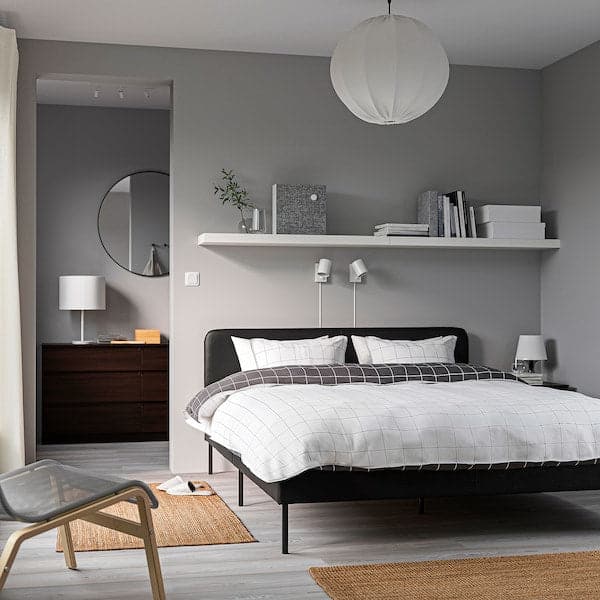 SLATTUM / KULLEN - Complete 4-piece bedroom , 140x200 cm - best price from Maltashopper.com 29490300