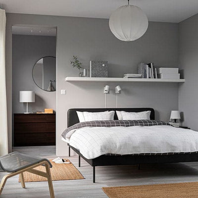 SLATTUM / KULLEN - Complete 4-piece bedroom , 160x200 cm - best price from Maltashopper.com 19483423