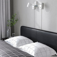 SLATTUM Padded bed structure - Black Bomstad 160x200 cm , 160x200 cm - best price from Maltashopper.com 50450222