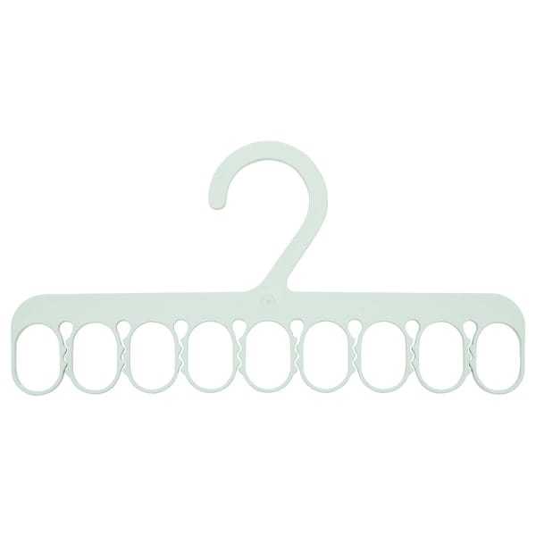 Ikea SLIBB - Hanger with 8 grip clips, green