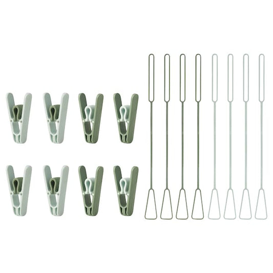 Ikea SLIBB - Hanging clothes peg, green