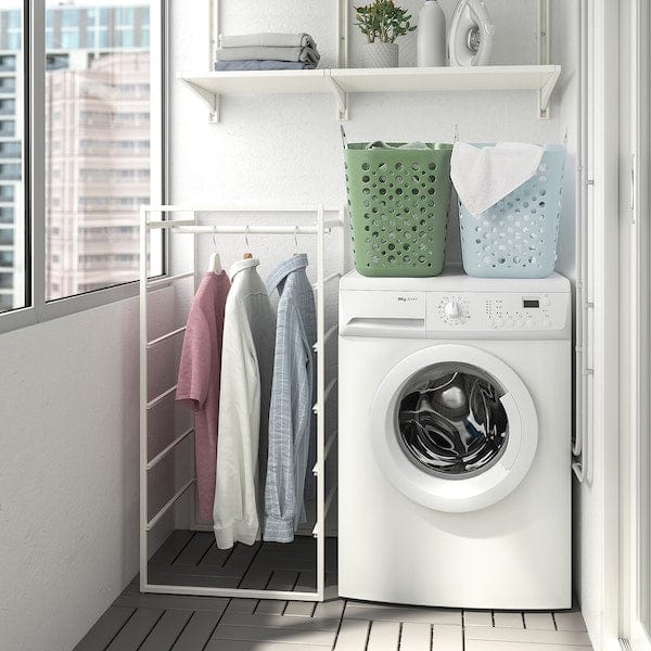 Ikea SLIBB - Flexible laundry basket, blue, 24 l