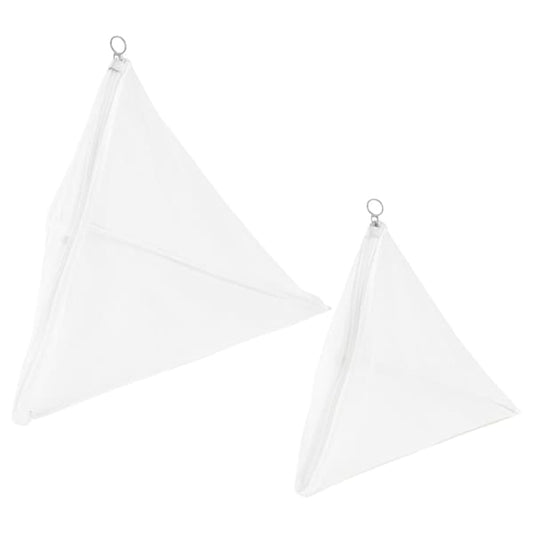 Ikea SLIBB - Set of 2 laundry bags, white/grey