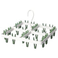 SLIBB hang dryer 24 clothes pegs, green