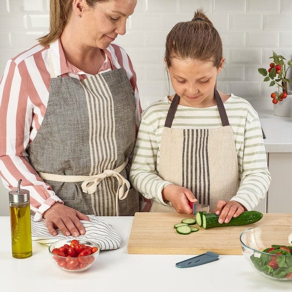 Ikea SMÅBIT - 2-piece knife set, light turquoise/bright red