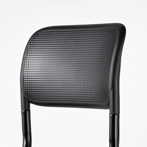 SMÄLLEN - Swivel chair, black - best price from Maltashopper.com 00503435