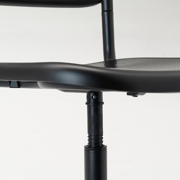SMÄLLEN - Swivel chair, black - best price from Maltashopper.com 00503435