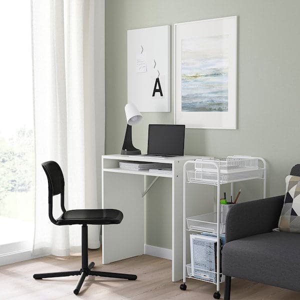 SMÄLLEN - Swivel chair, black - best price from Maltashopper.com 00503435