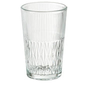Ikea SMÄLLSPIREA - Vase, clear glass/patterned, 17 cm