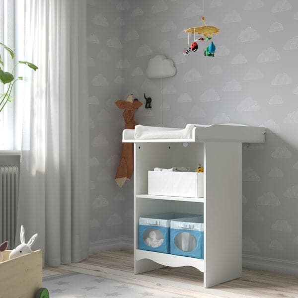 Ikea SMÅGÖRA - Changing table/bookshelf, white